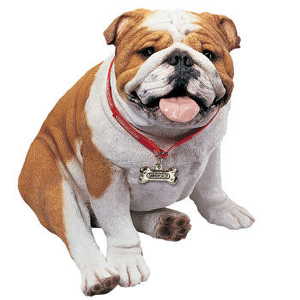 Bulldog Fawn Dog Life Size Sculpture Lifelike